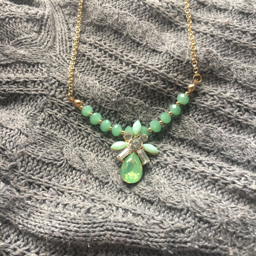 * "Kerry" Necklace || Crystal & Bead Necklace